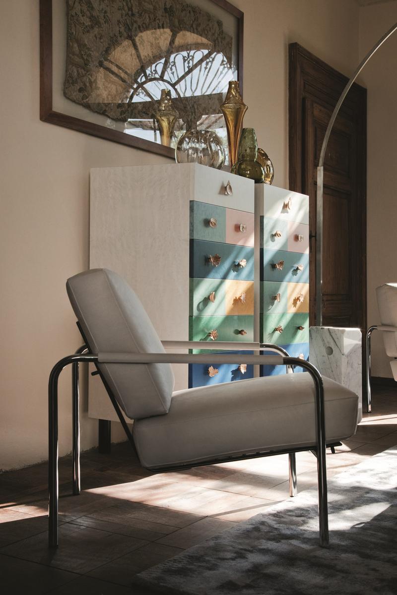 Upholstered easy chair with armrests | Susanna by Zanotta