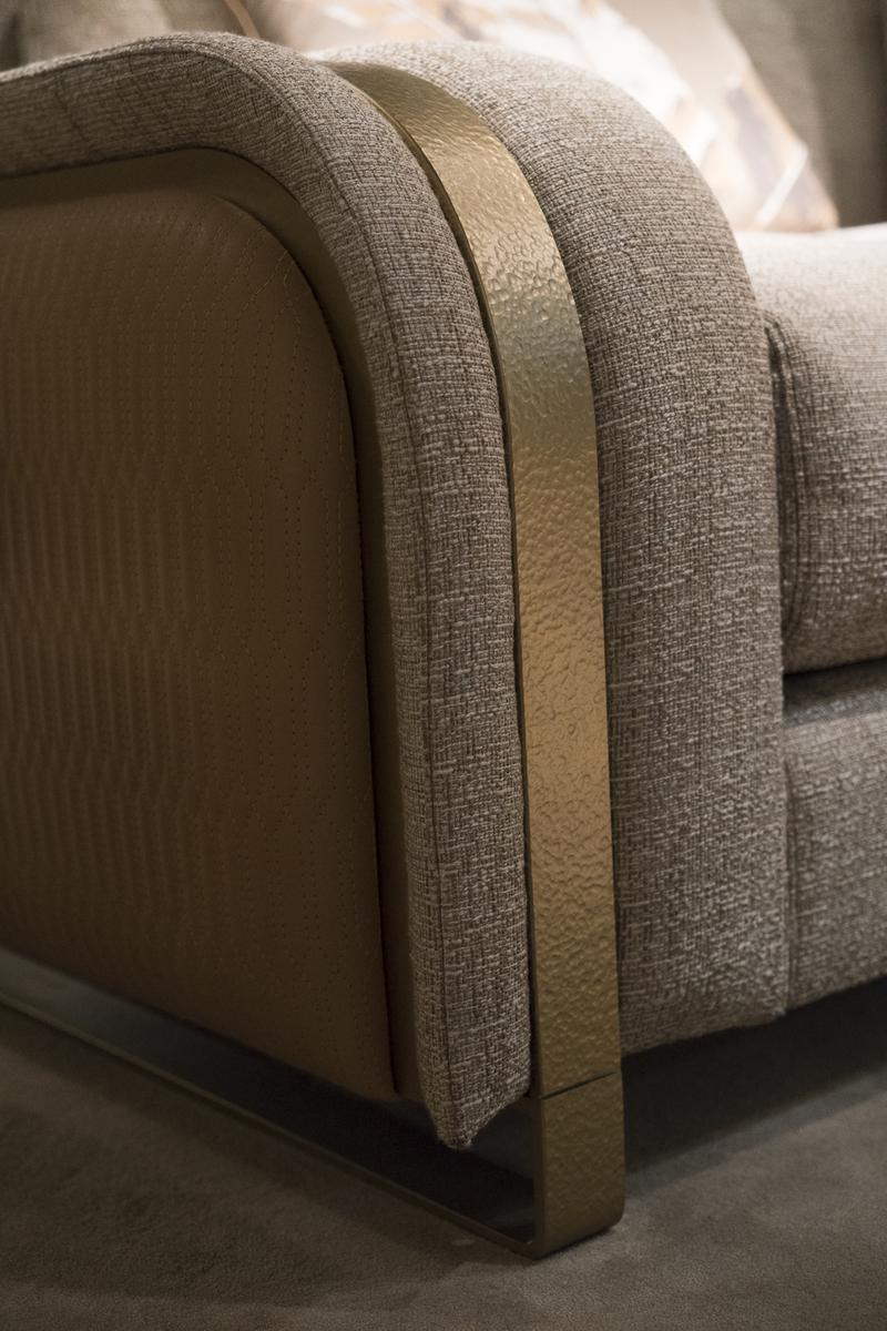 Sectional fabric sofa | Wave by Bruno Zampa