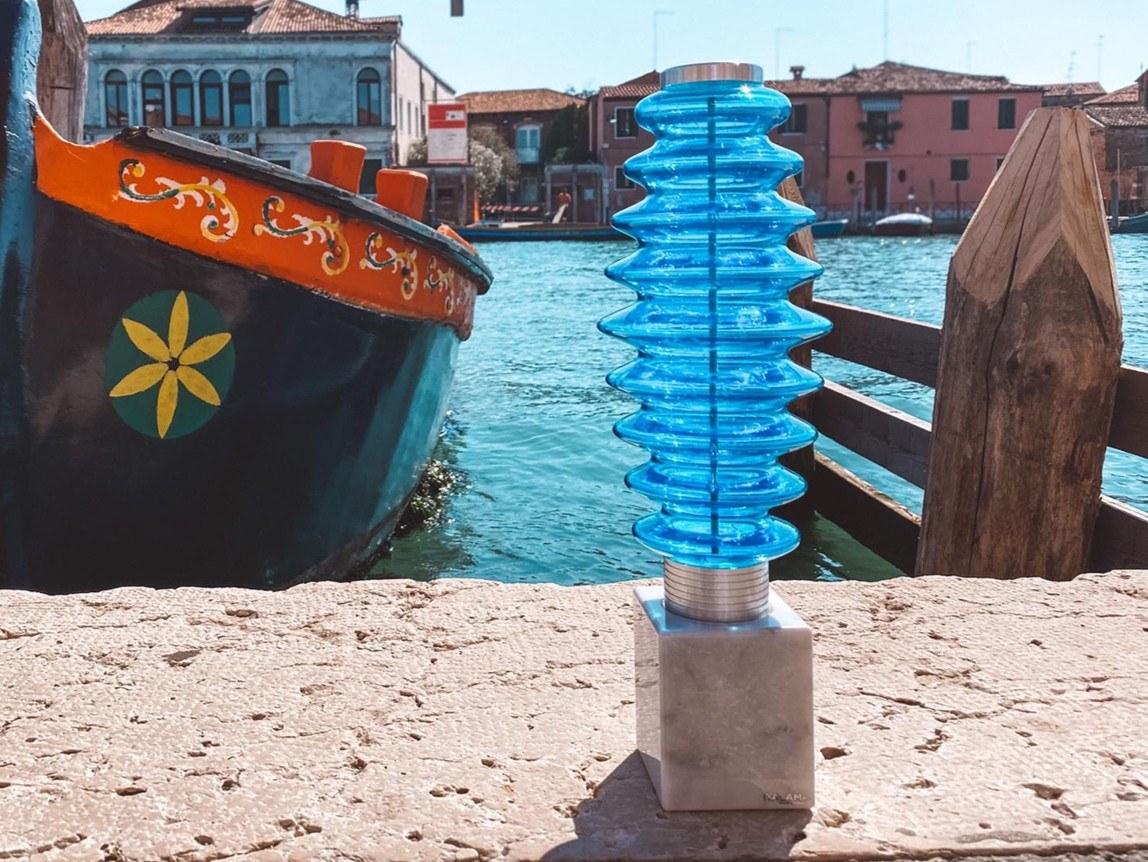 LED table lamp with marble base | Collier T1800/lp1 by Italamp