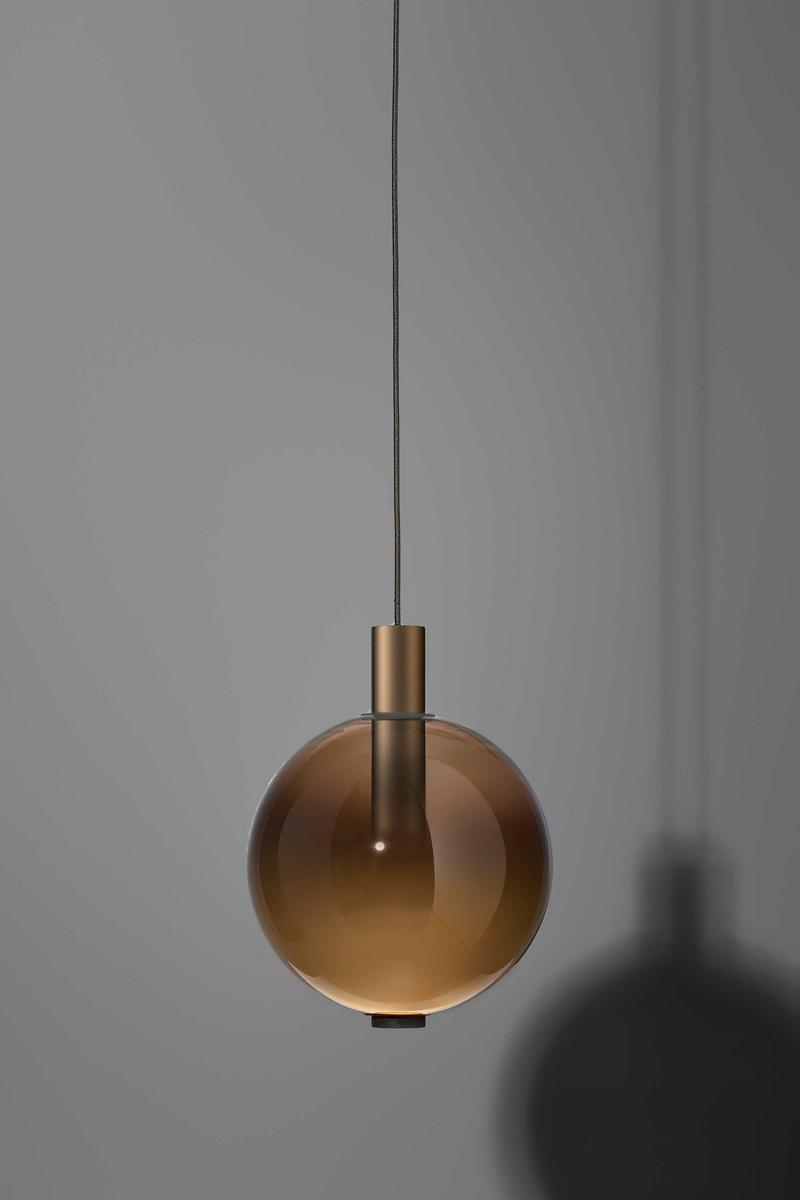 LED blown glass pendant lamp | Beam Stick Nuance by Olev