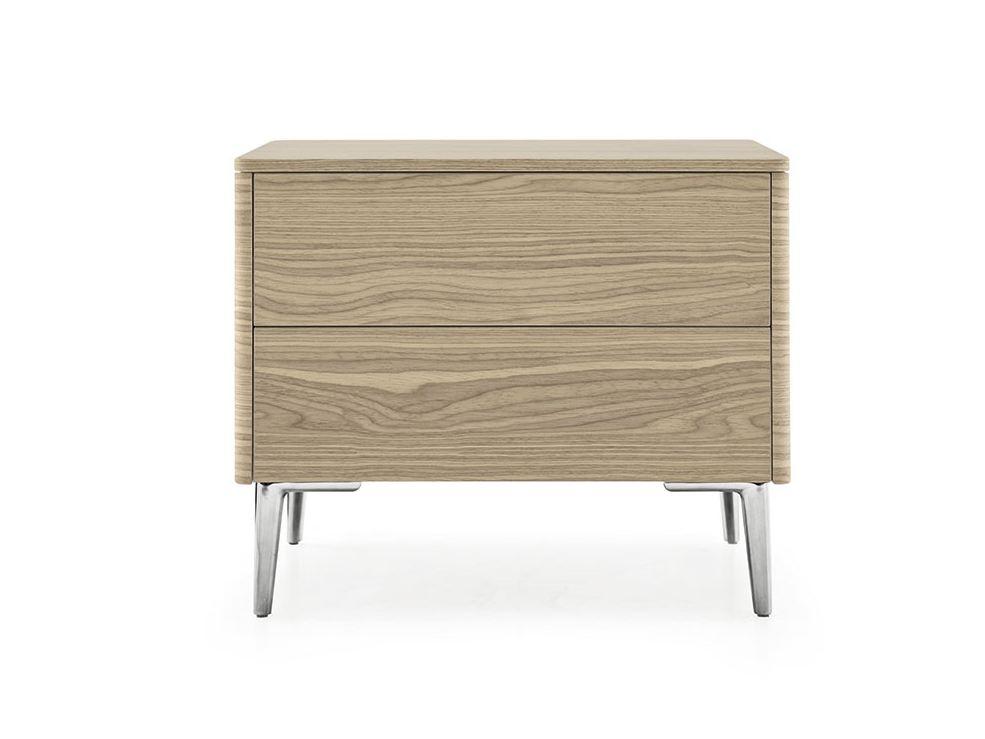 Rectangular bedside table with drawers | Boston by Calligaris