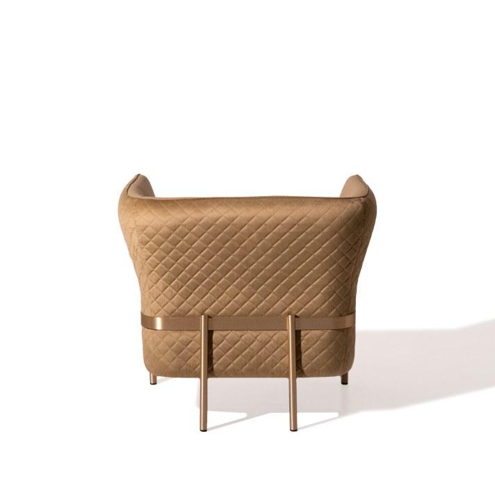 Fabric armchair with armrests | Universal by Mantellassi 1926