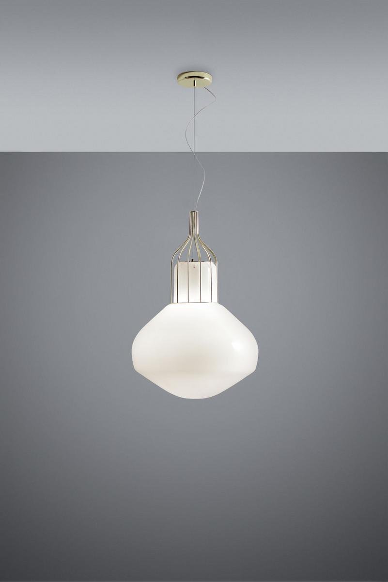 Blown glass pendant lamp | Aérostat by Fabbian