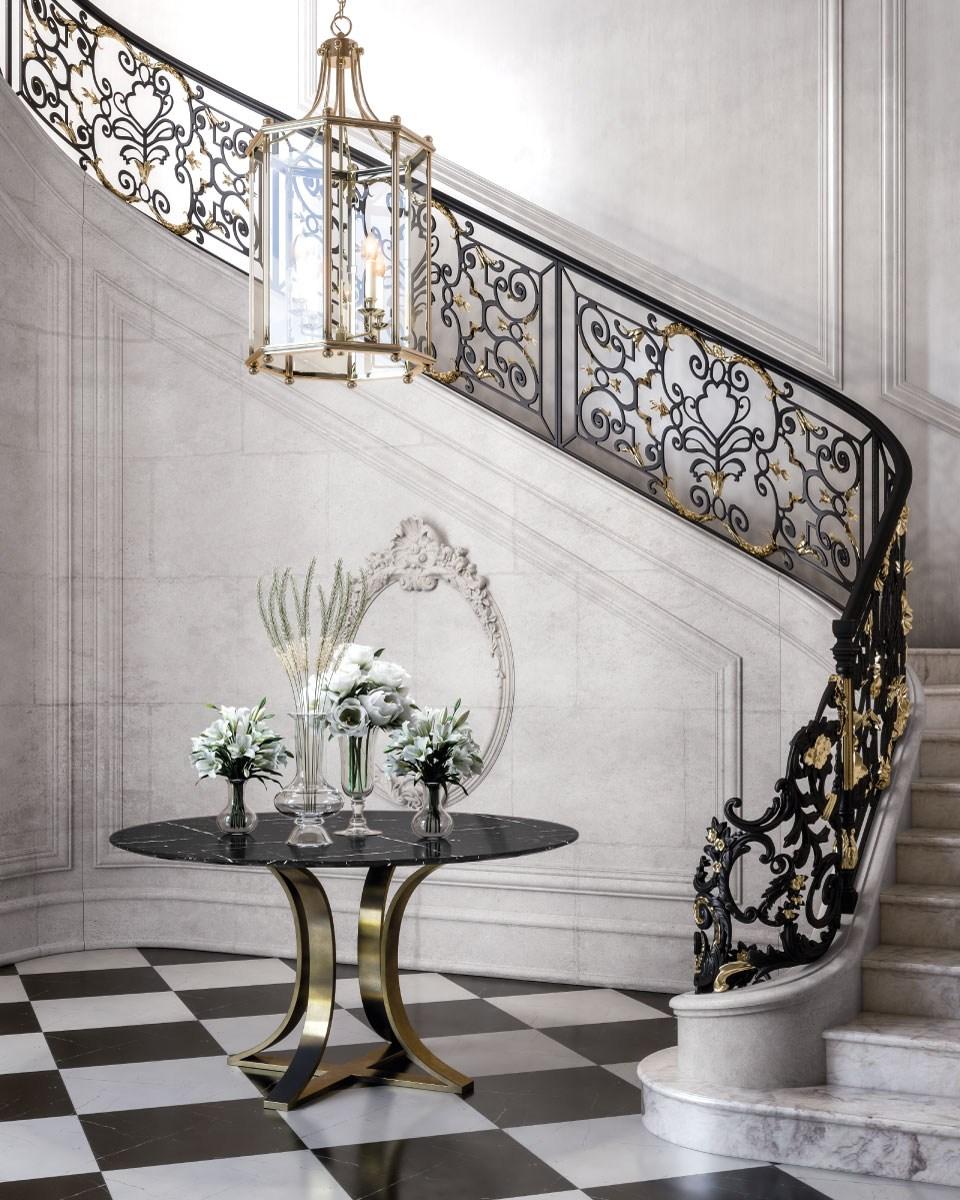 Round wooden dining table | Must T by Capital Collection