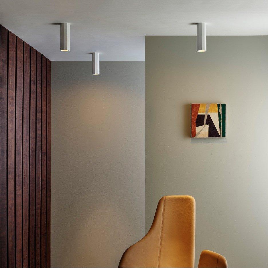 LED round ceiling plaster spotlight | Shadow Surface 220 by Astro lighting