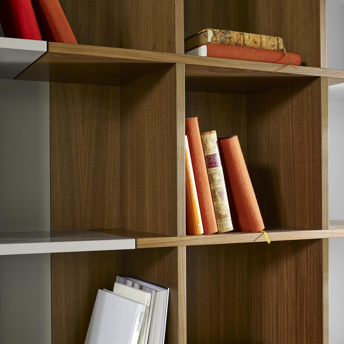 Open sectional wooden bookcase | Oka by Ligne Roset