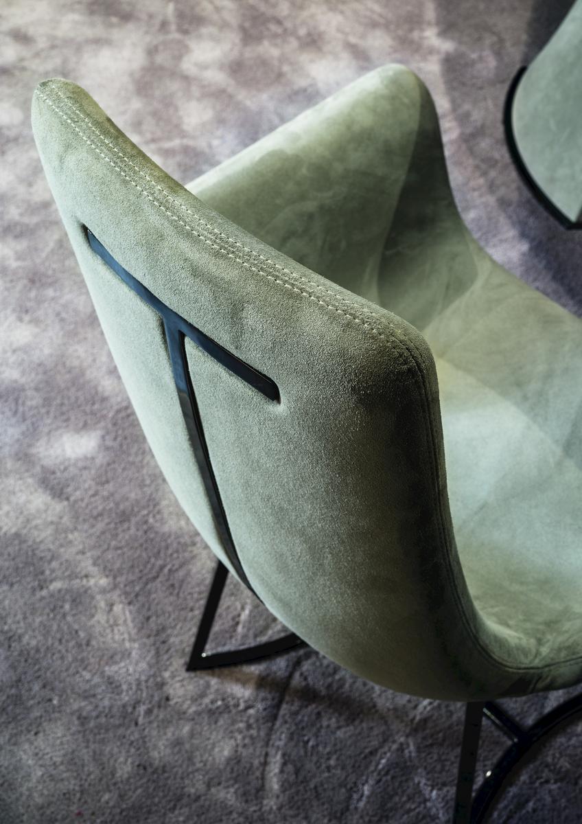 Fabric chair | Coral by Longhi