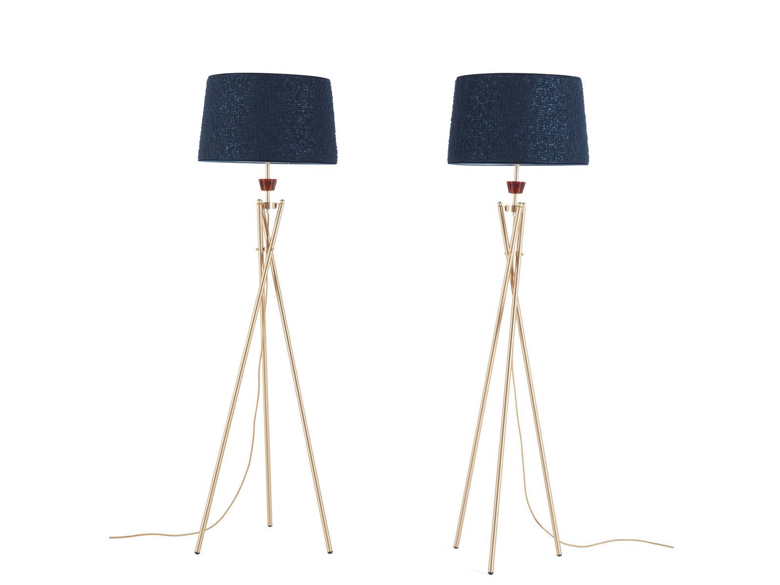 Brass floor lamp | Holmes by Gianfranco Ferre Home