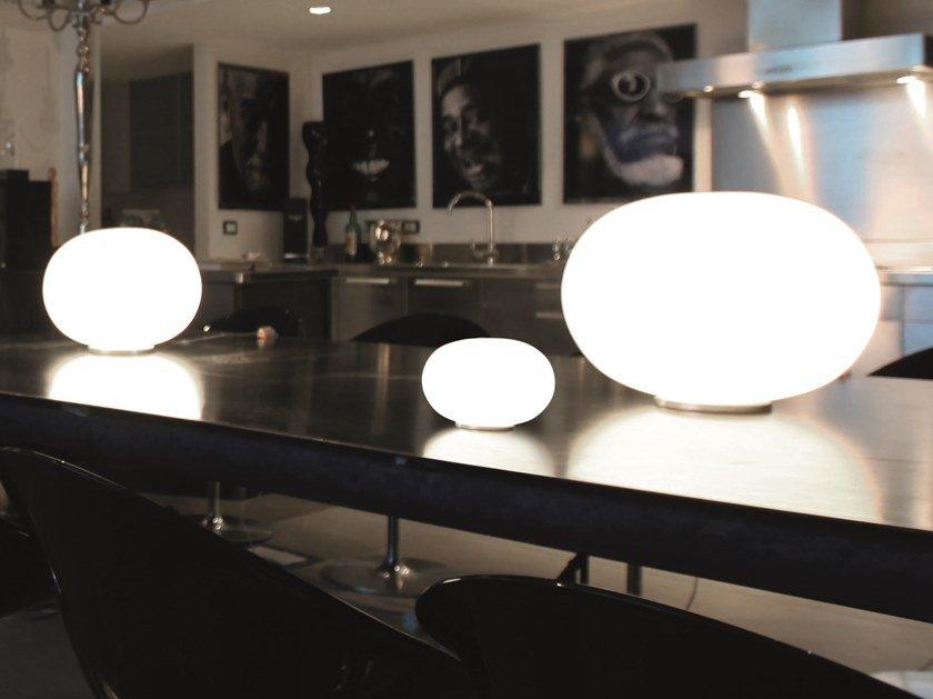 Blown glass table lamp | Lucciola Lt by Vistosi