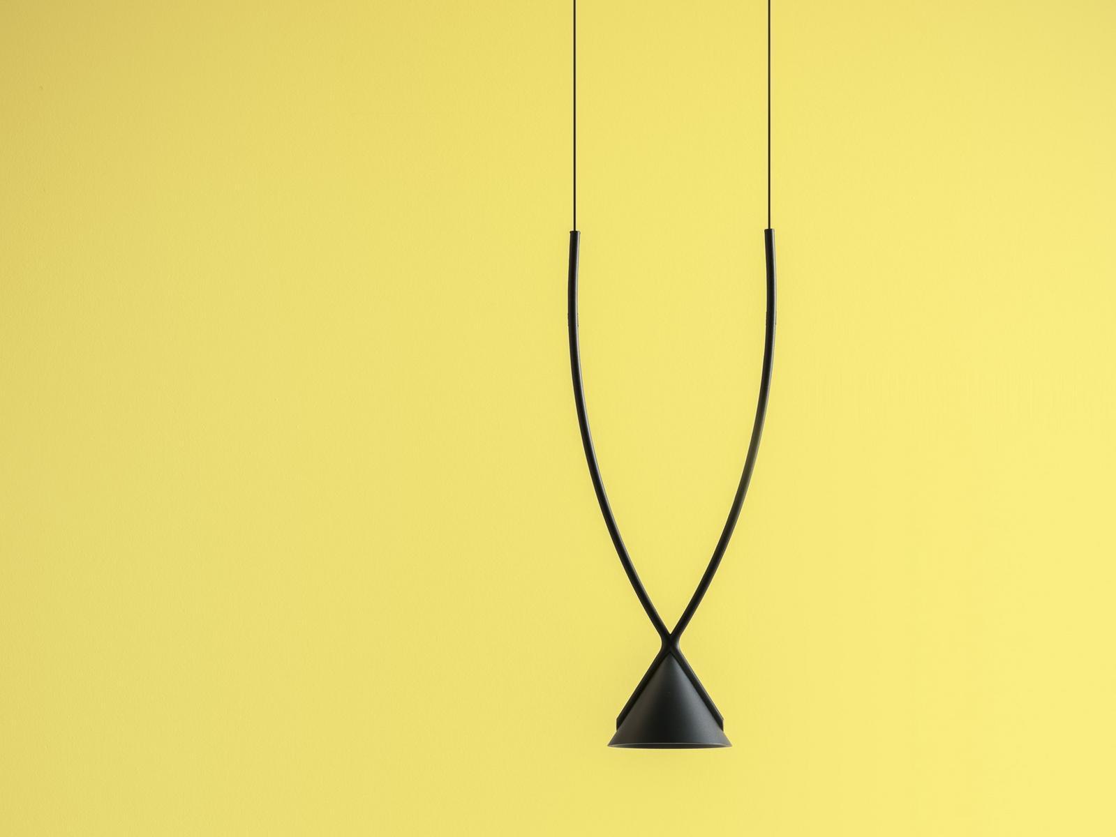Nylon® recycled glass pendant lamp | Jewel by Axolight