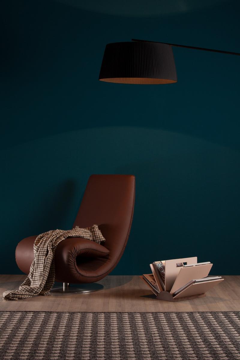 Leather armchair / Chaise longue | Ricciolo by Tonin Casa