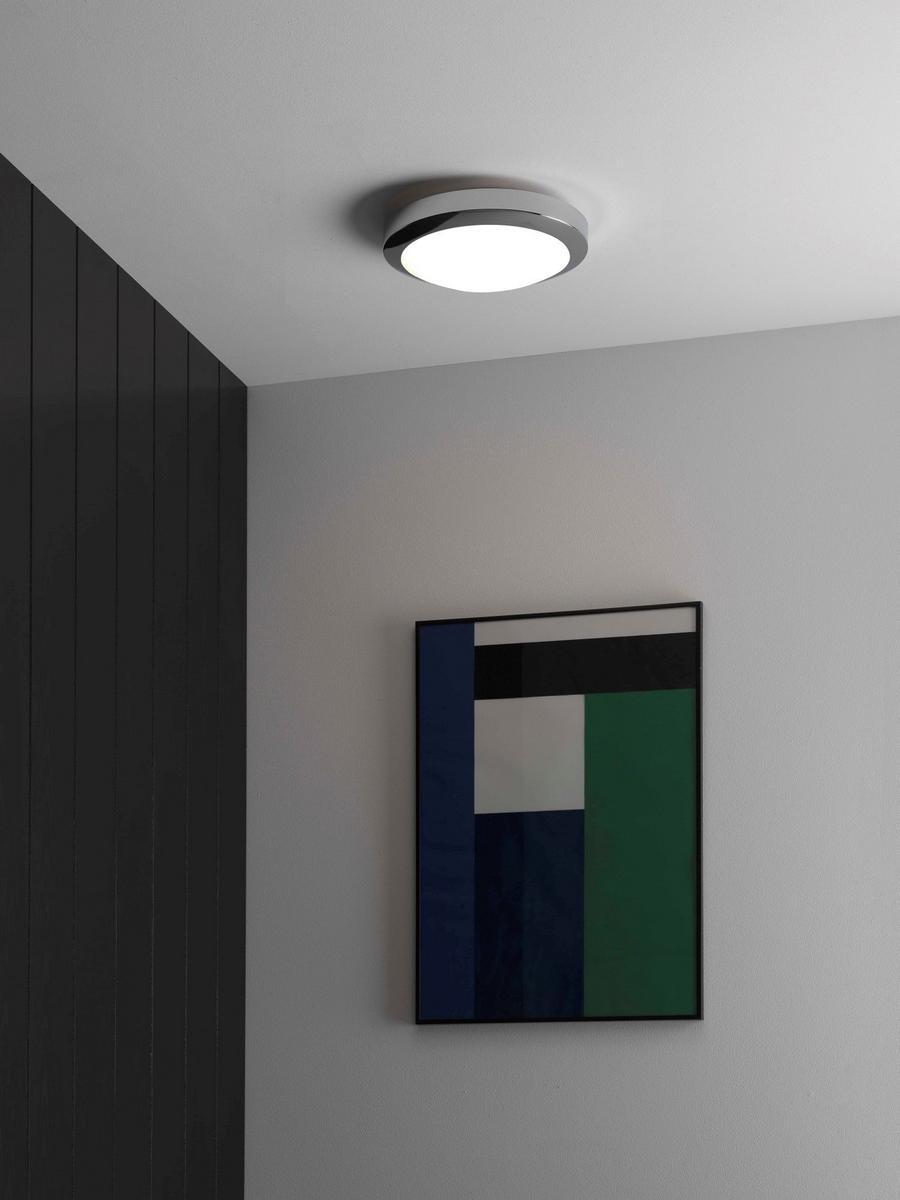 Glass and steel wall lamp / ceiling lamp | Dakota 300 by Astro lighting