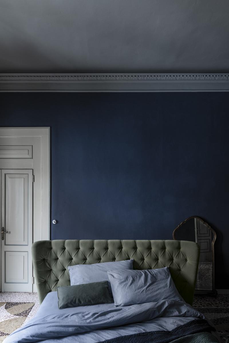 Storage bed with tufted headboard | Selene by Bolzan letti