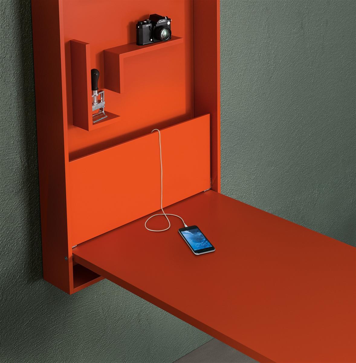 Drop-leaf rectangular table | Wally by CLEI