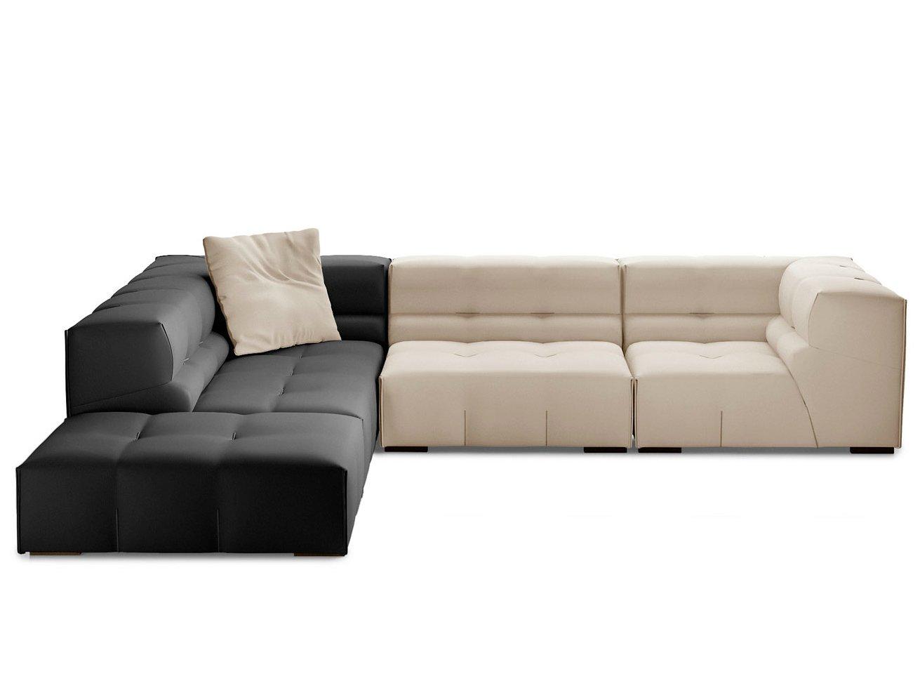 Corner sectional fabric sofa | Tufty-too by B&B Italia