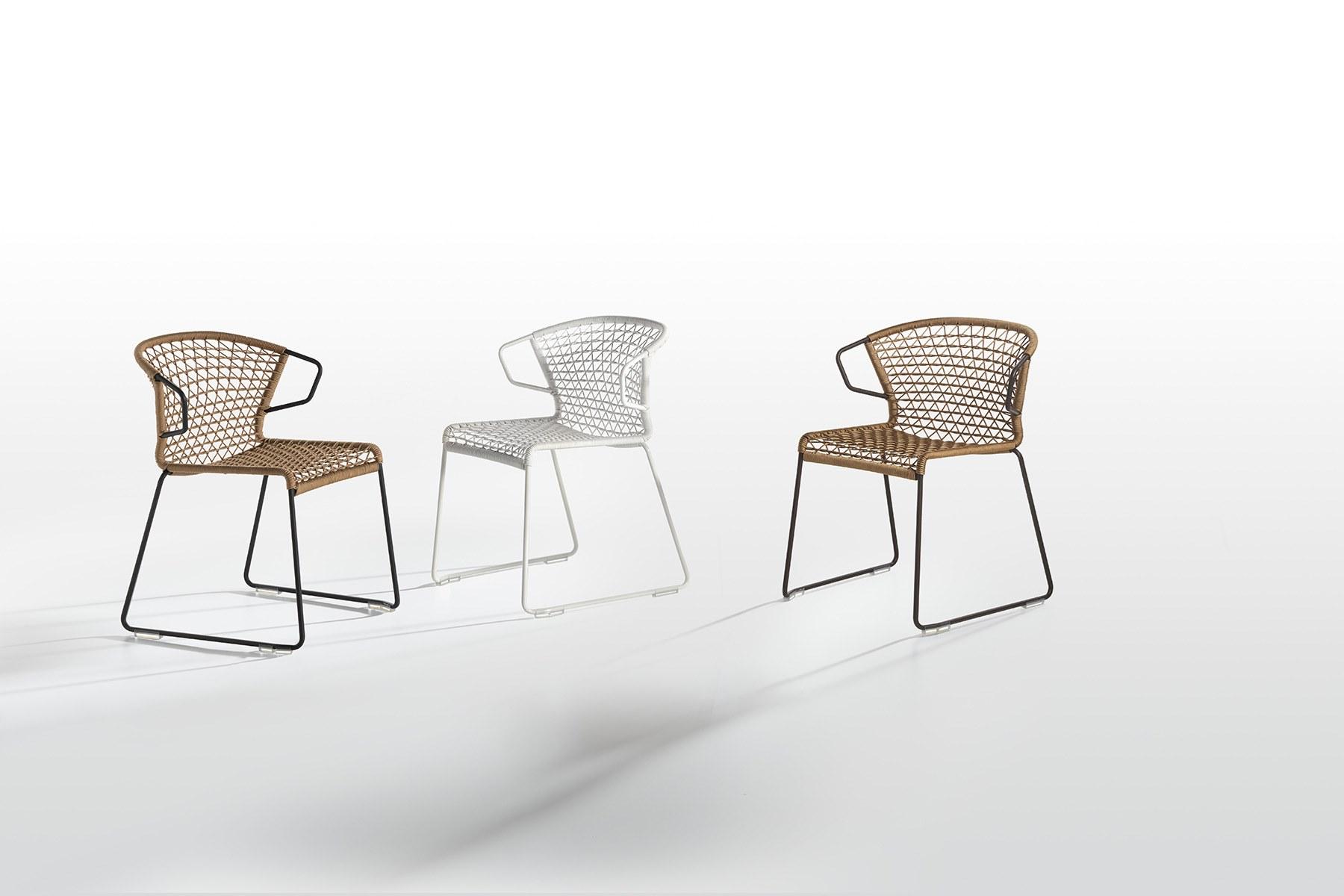 Sled base stackable chair | Vela by Potocco