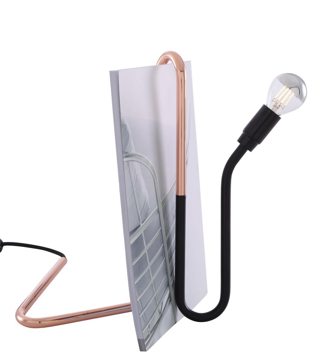 LED copper table lamp | Ondule by Ligne Roset