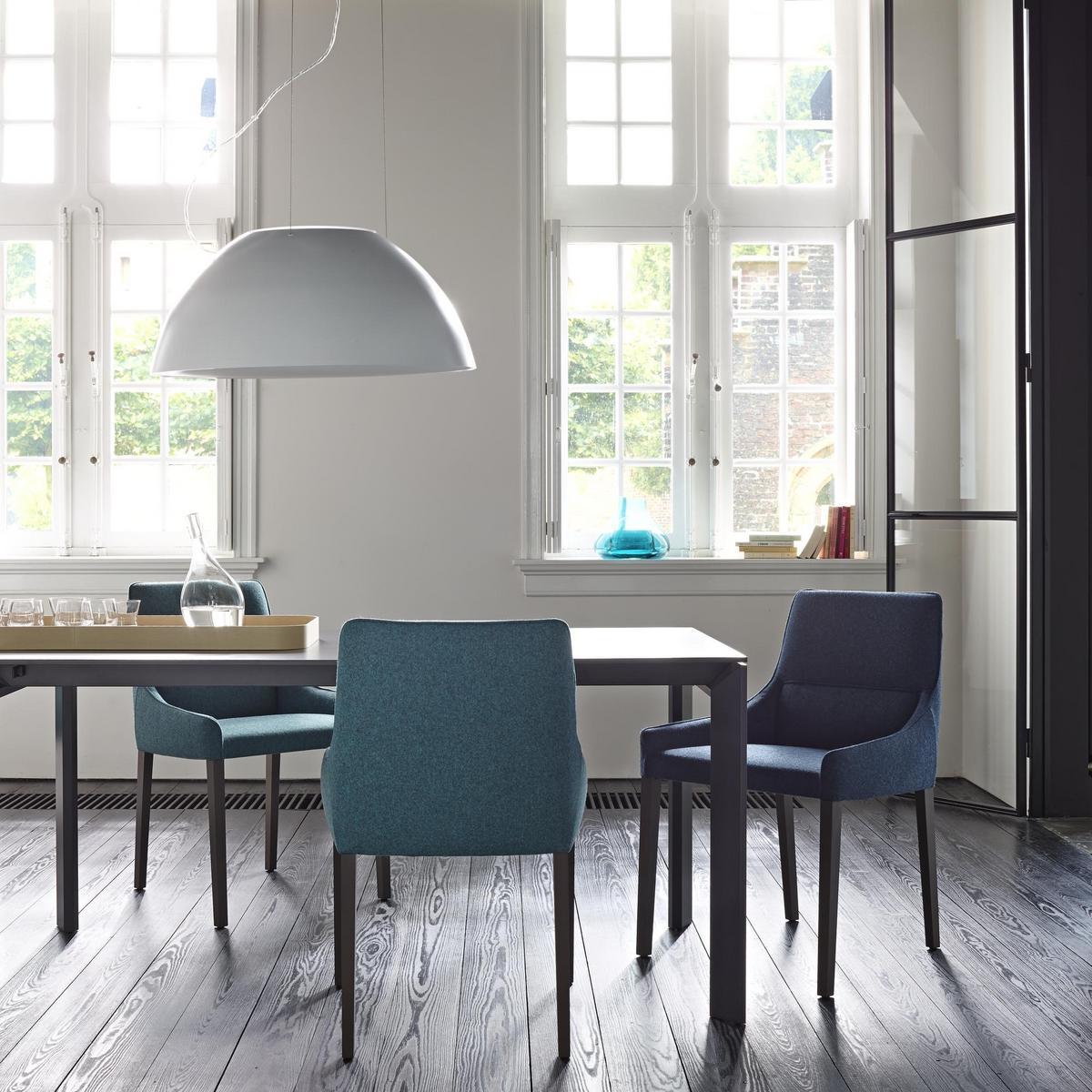 Extending rectangular wooden dining table | Frost by Ligne Roset