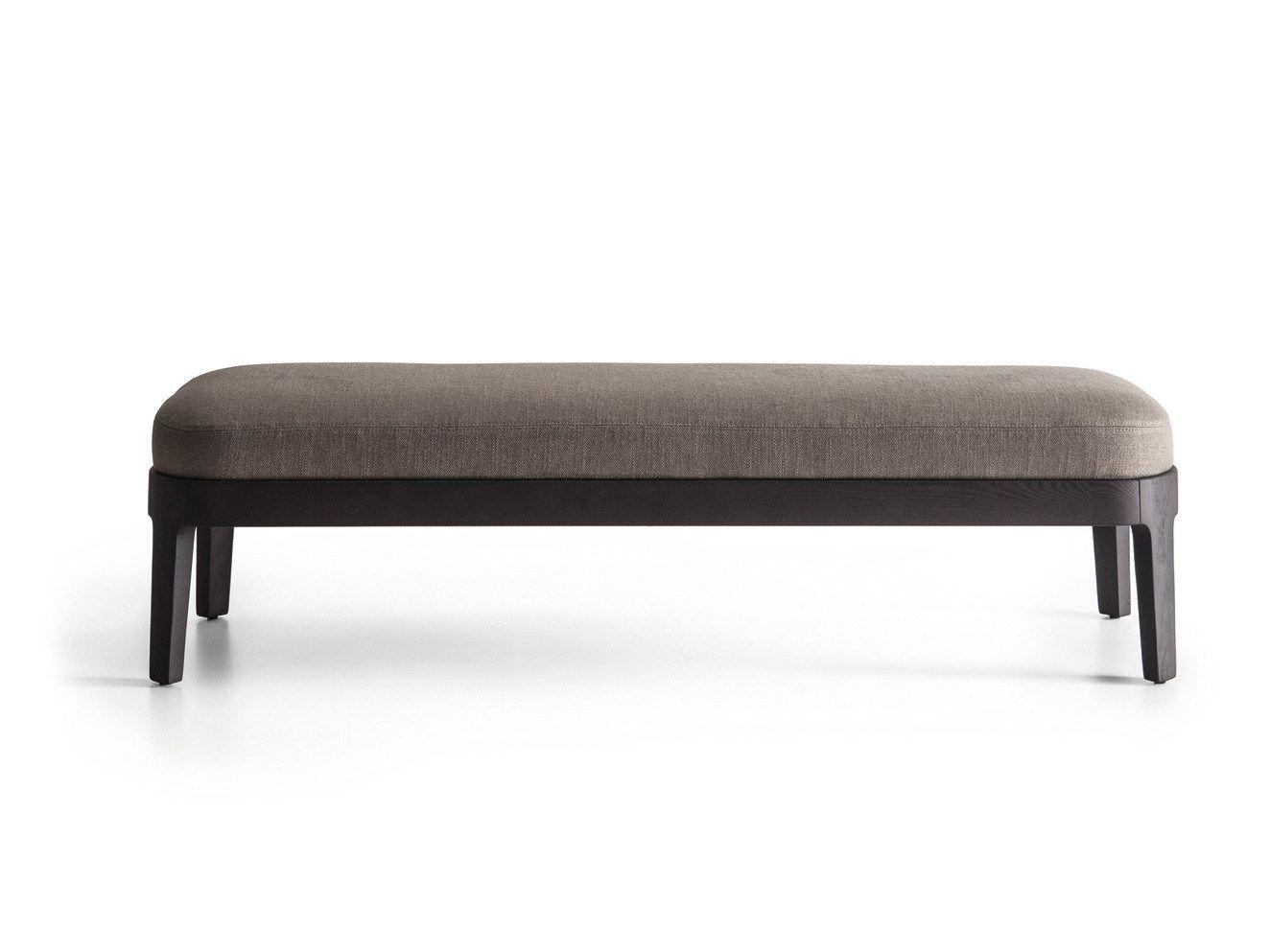 CHELSEA Upholstered fabric bench