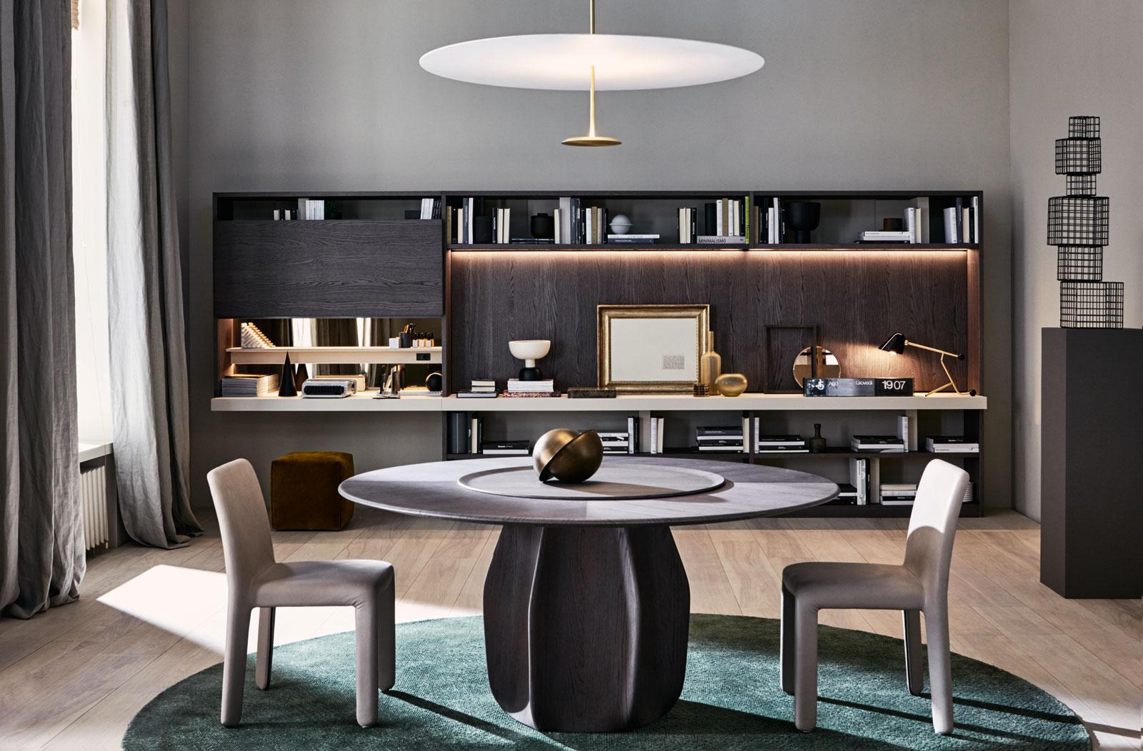 Upholstered fabric chair | Glove-up by Molteni