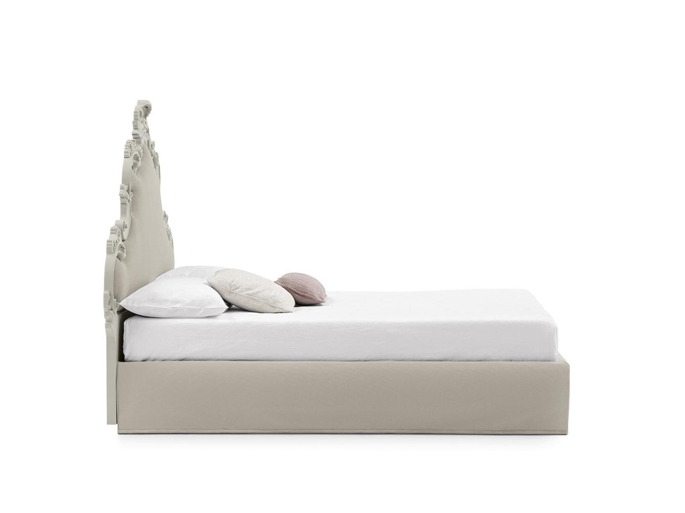 Double bed with high headboard | Mademoiselle by Bolzan letti