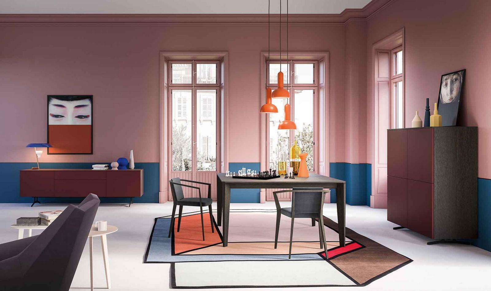 Modular melamine sideboard with doors | Nobel by ALF Dafre