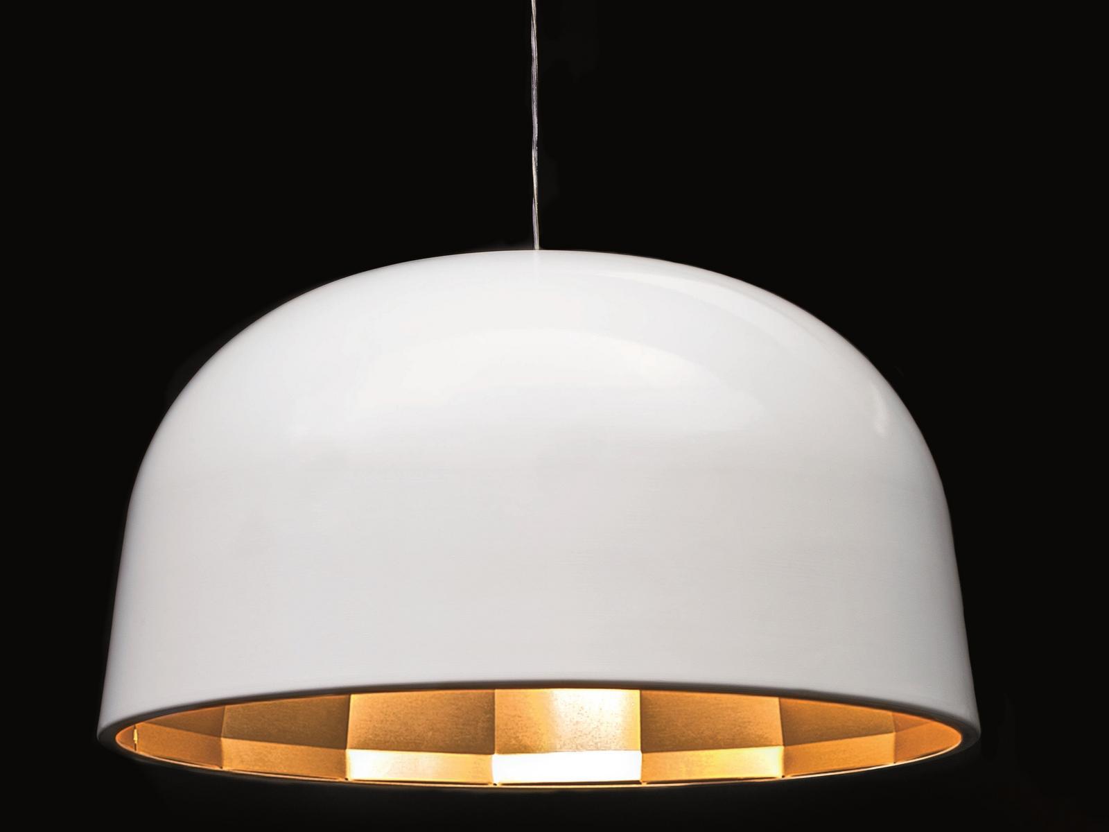 LED direct-indirect light aluminium pendant lamp | Empty - 439/l by Oluce