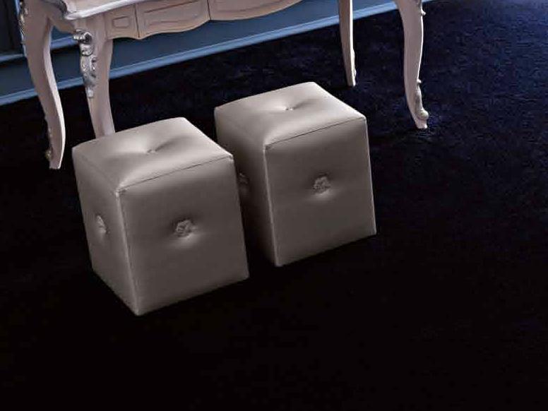 Upholstered pouf | Clara by Corte Zari