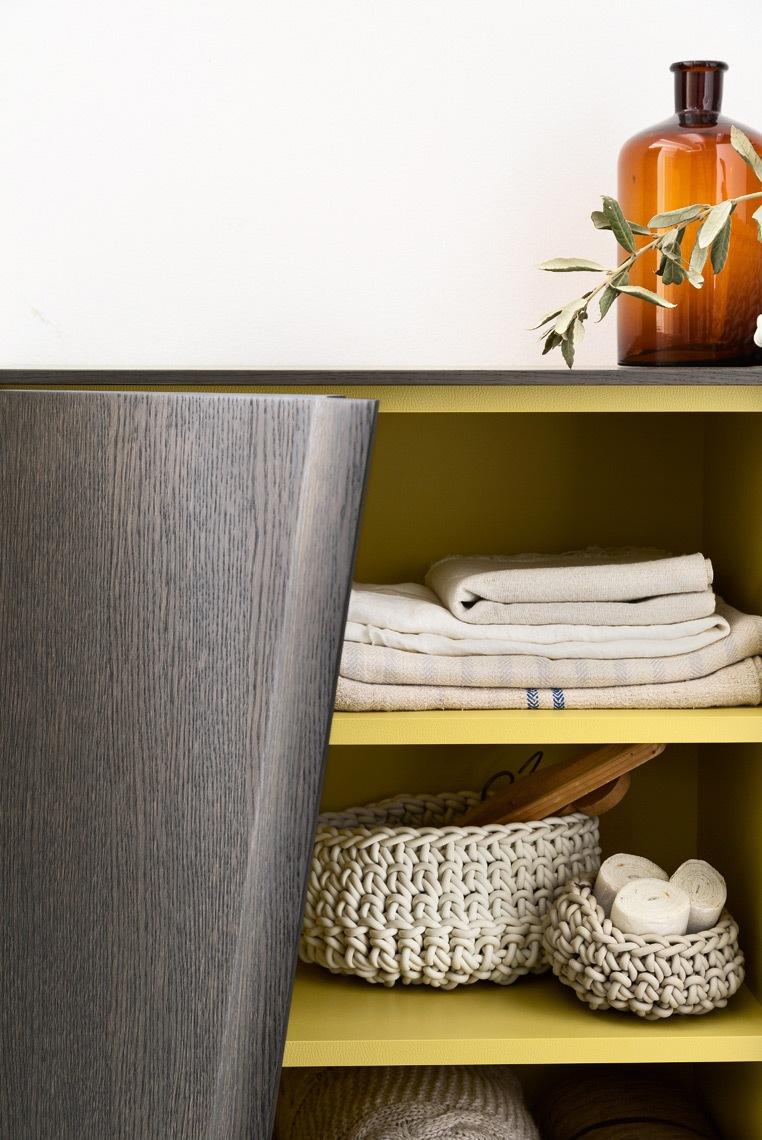 Modular veneer sideboard with doors | Musa by ALF Dafre