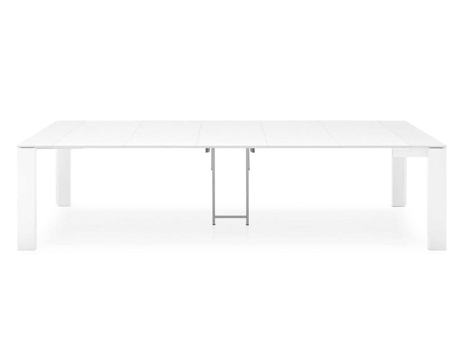 Extending rectangular wooden console table | Omnia by Calligaris