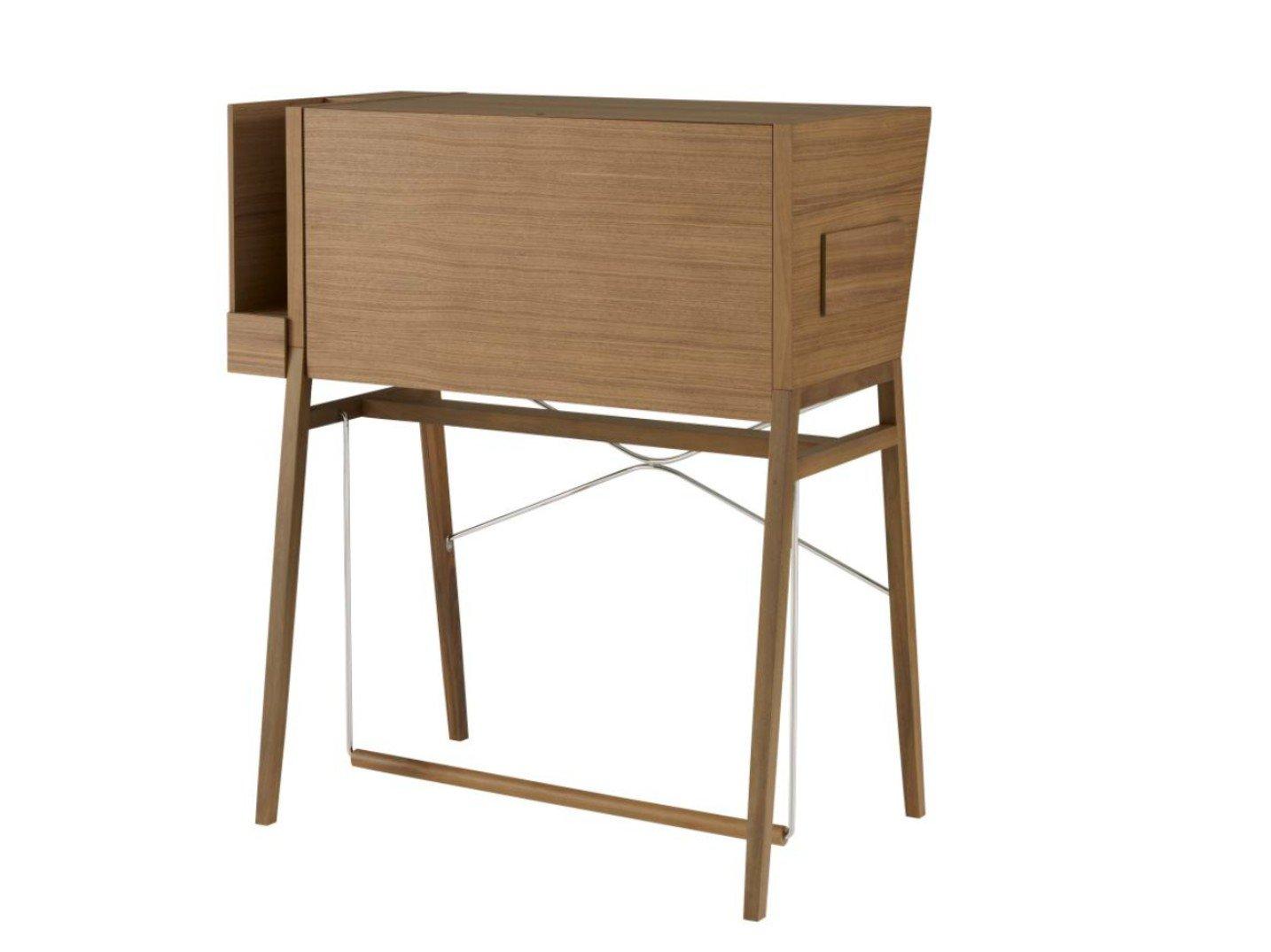 MDF secretary desk with flap doors | La Secrete by Ligne Roset