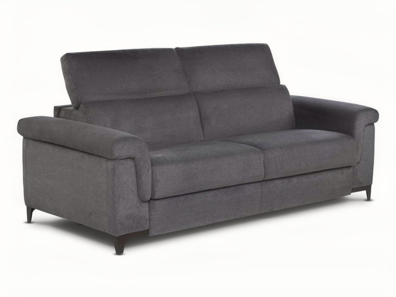 The ‘Luna’ sofa features adjustable headrests for enhanced comfort, with optional seat heights to cater to different preferences, and comes with removable, interchangeable armrests for versatility. | Luna by Calia Italia