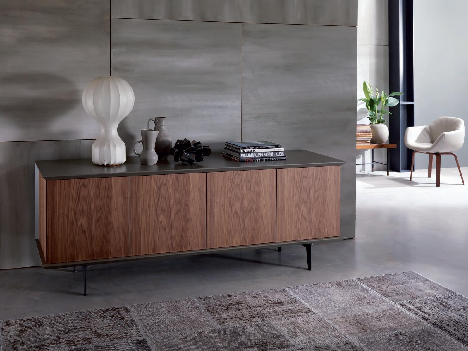Wooden sideboard with doors | Brera by Ozzio Italia