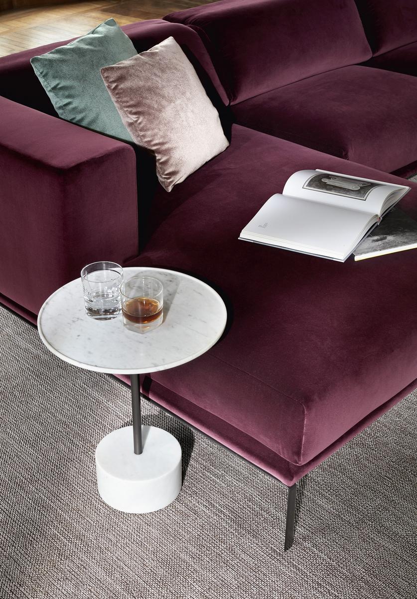 Solid wood and marble coffee table | 194 9 by Cassina