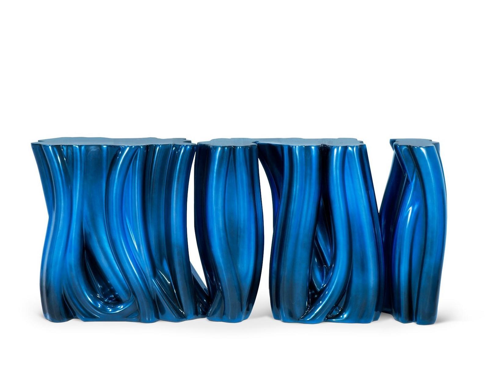 Glass-fibre console table | Monochrome by Boca Do Lobo