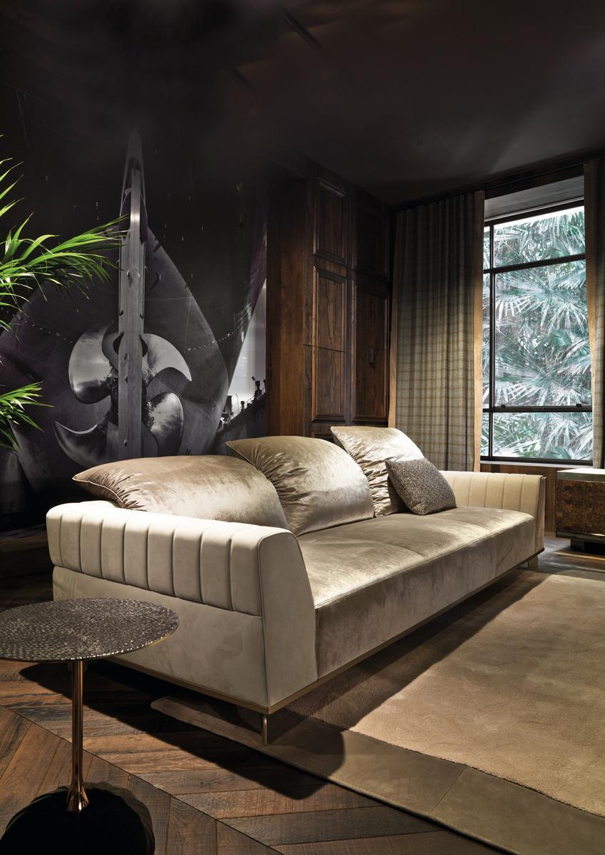 Modular fabric sofa | Sheffield by Longhi