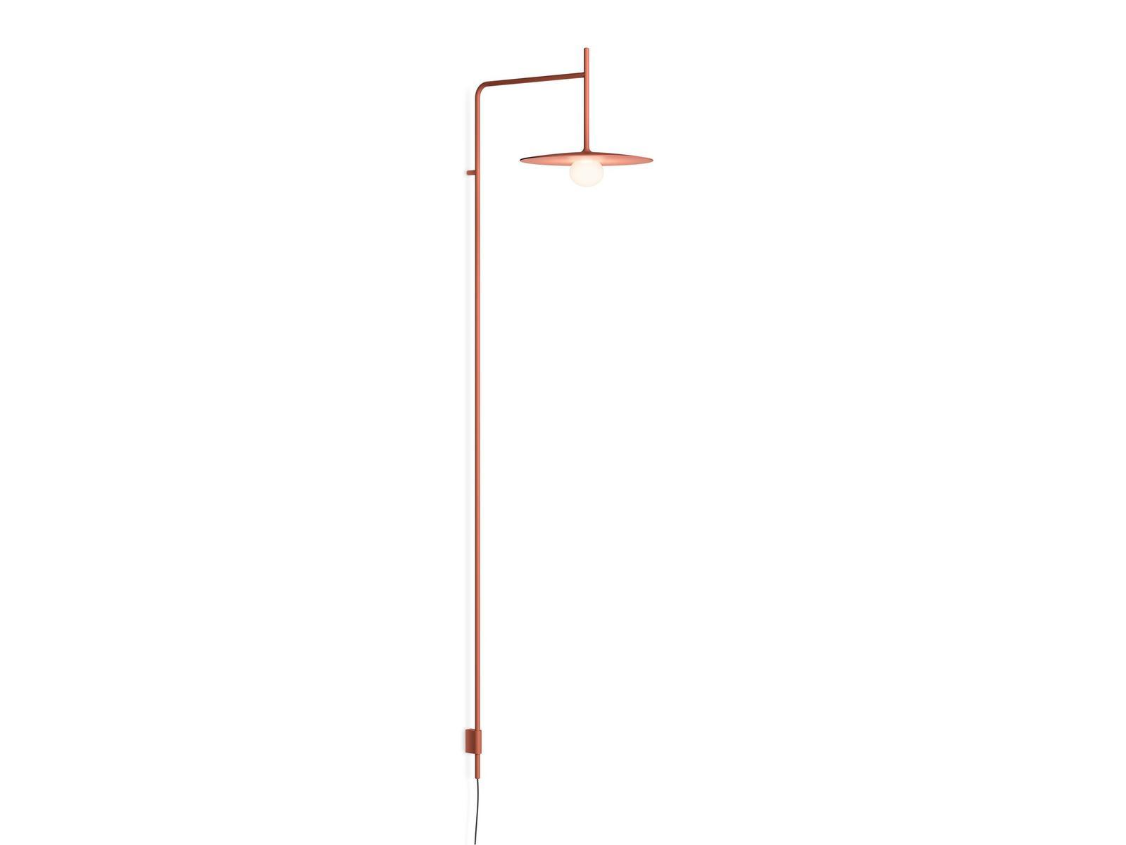 LED direct light steel wall lamp with fixed arm | Tempo 5762_5763 by Vibia