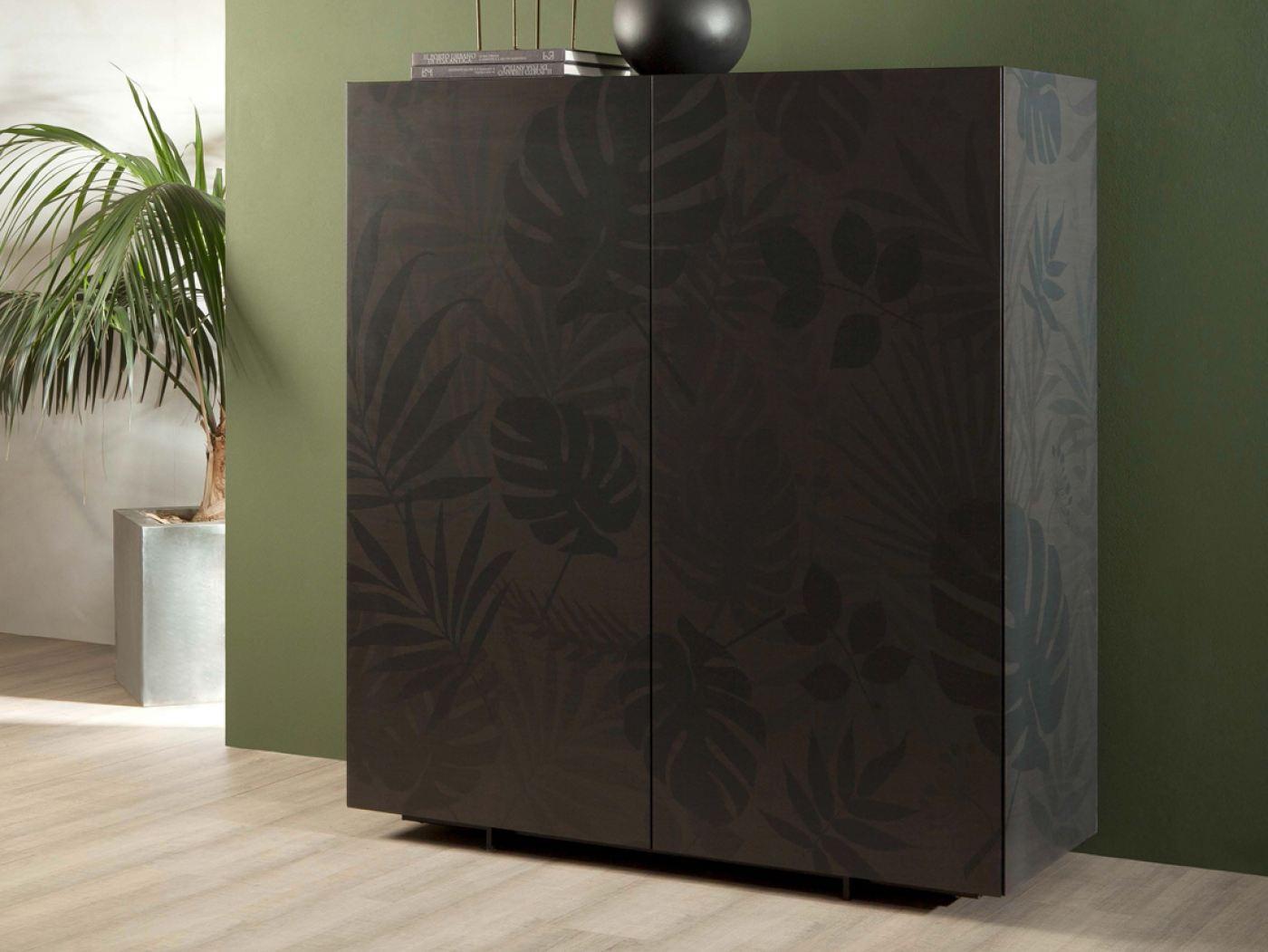 Wooden highboard with doors | Kong by Tonin Casa