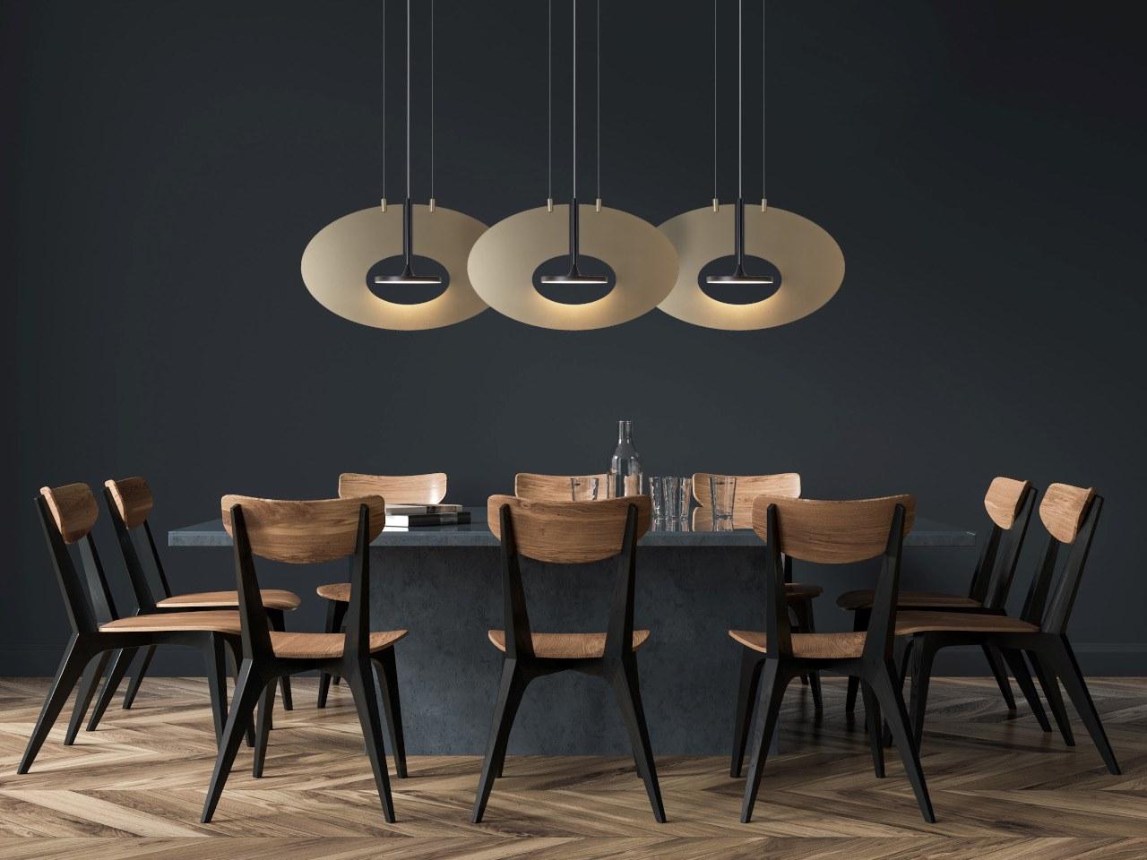 LED direct light Anodized aluminium pendant lamp | Eye In The Sky H3 Standard by Ilfari