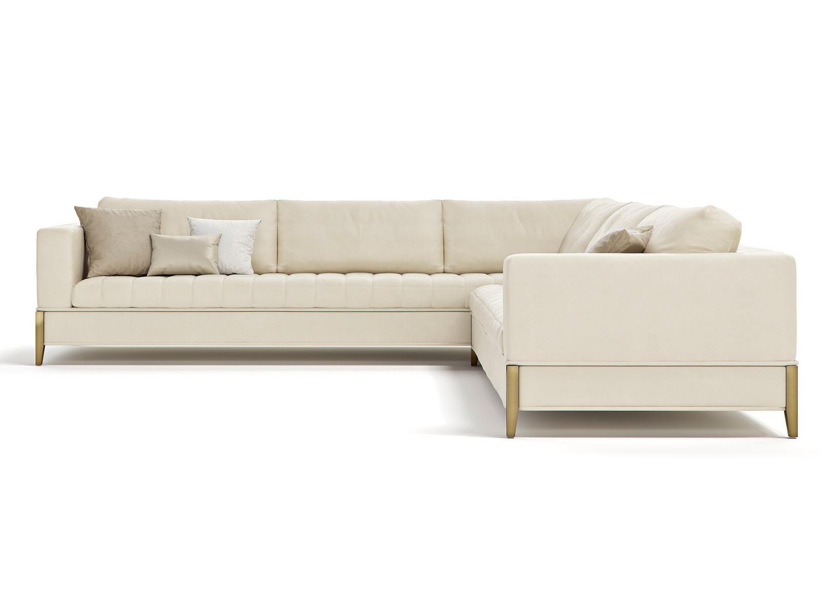 Corner upholstered fabric sofa | Oyster by Capital Collection