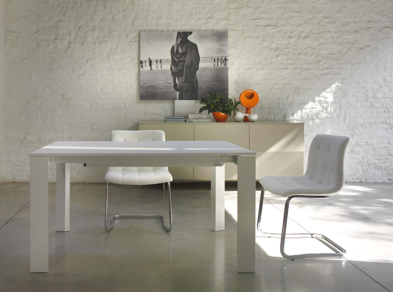 Rectangular glass table | Pascal by Bontempi