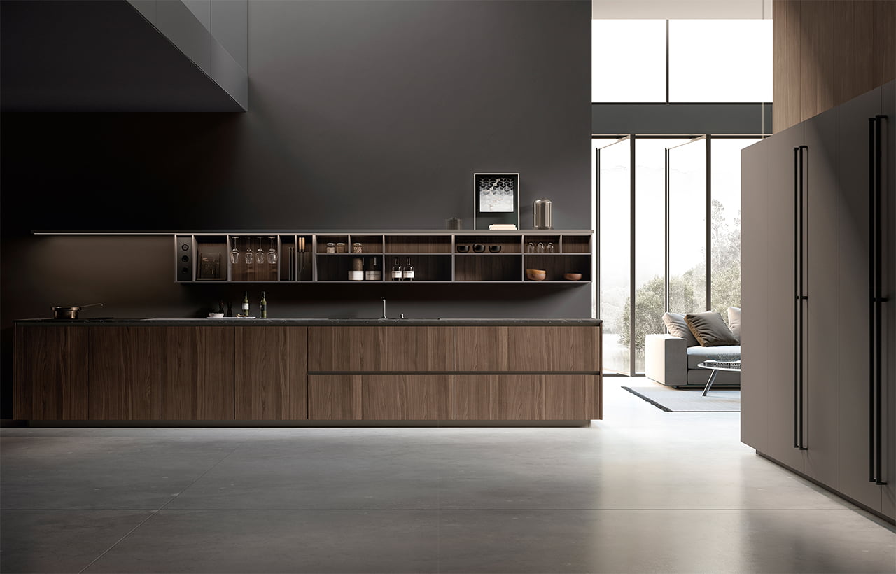 Kitchen without handles Ernestomeda One