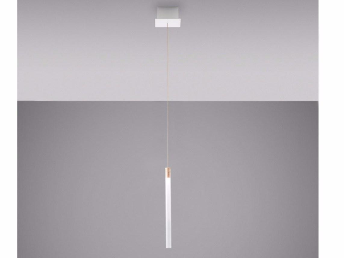 LED Borosilicate glass pendant lamp | Multispot Tooby by Fabbian