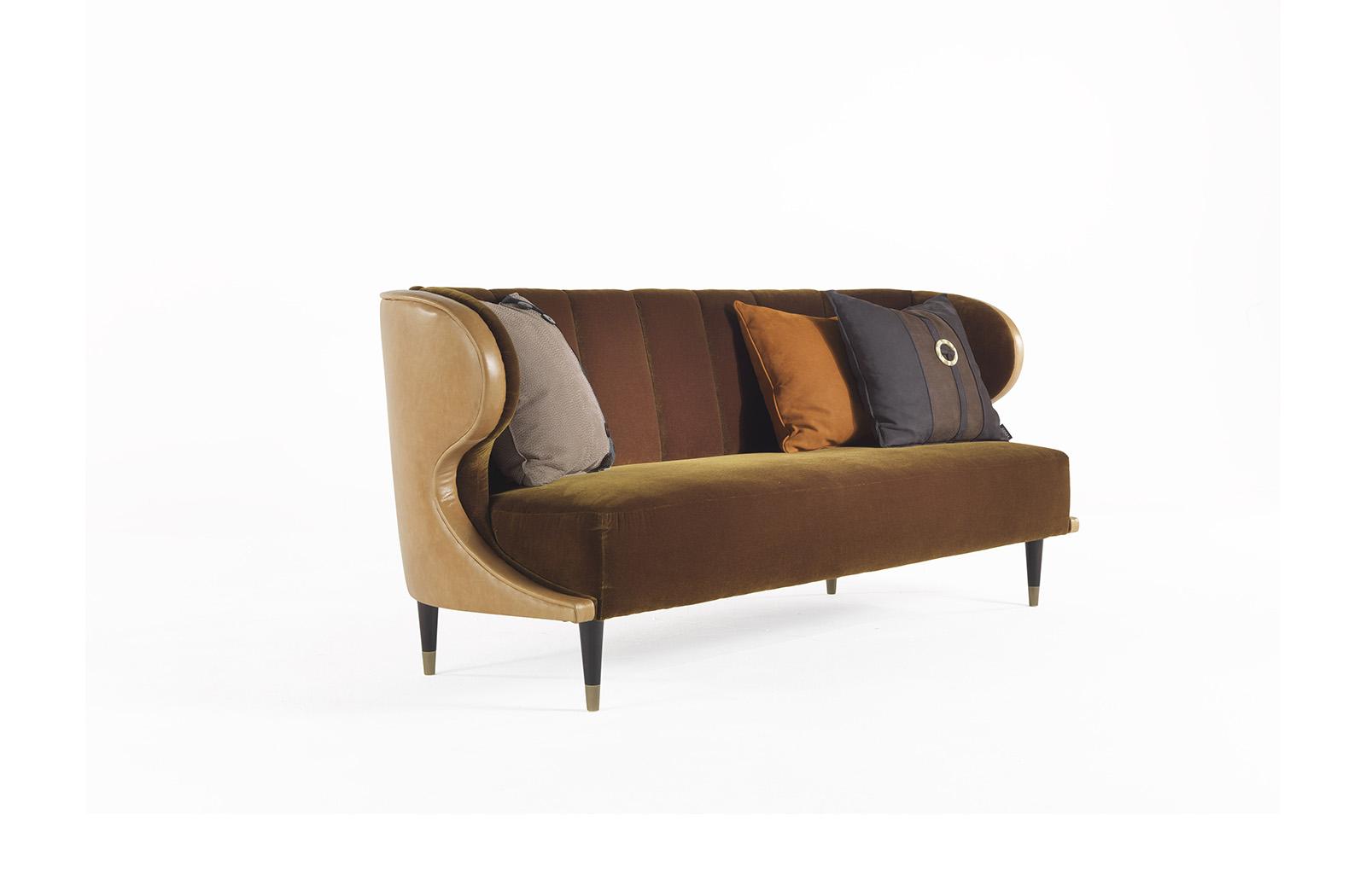 3 seater fabric sofa | Dunlop by Gianfranco Ferre Home