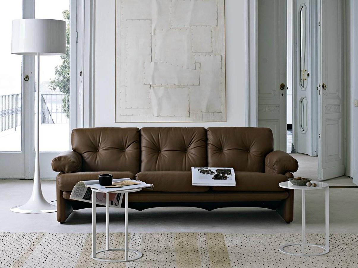Leather sofa | Coronado by B&B Italia