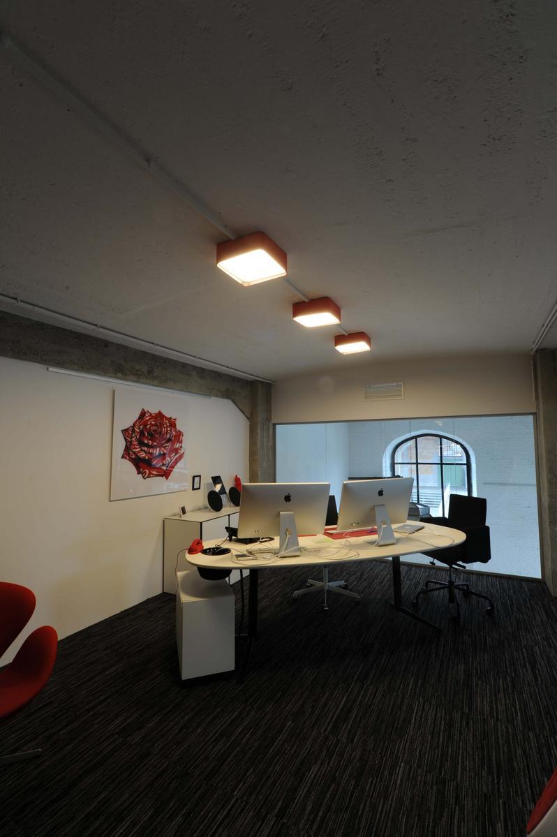 LED polycarbonate ceiling light with dimmer | Edgar by Dark