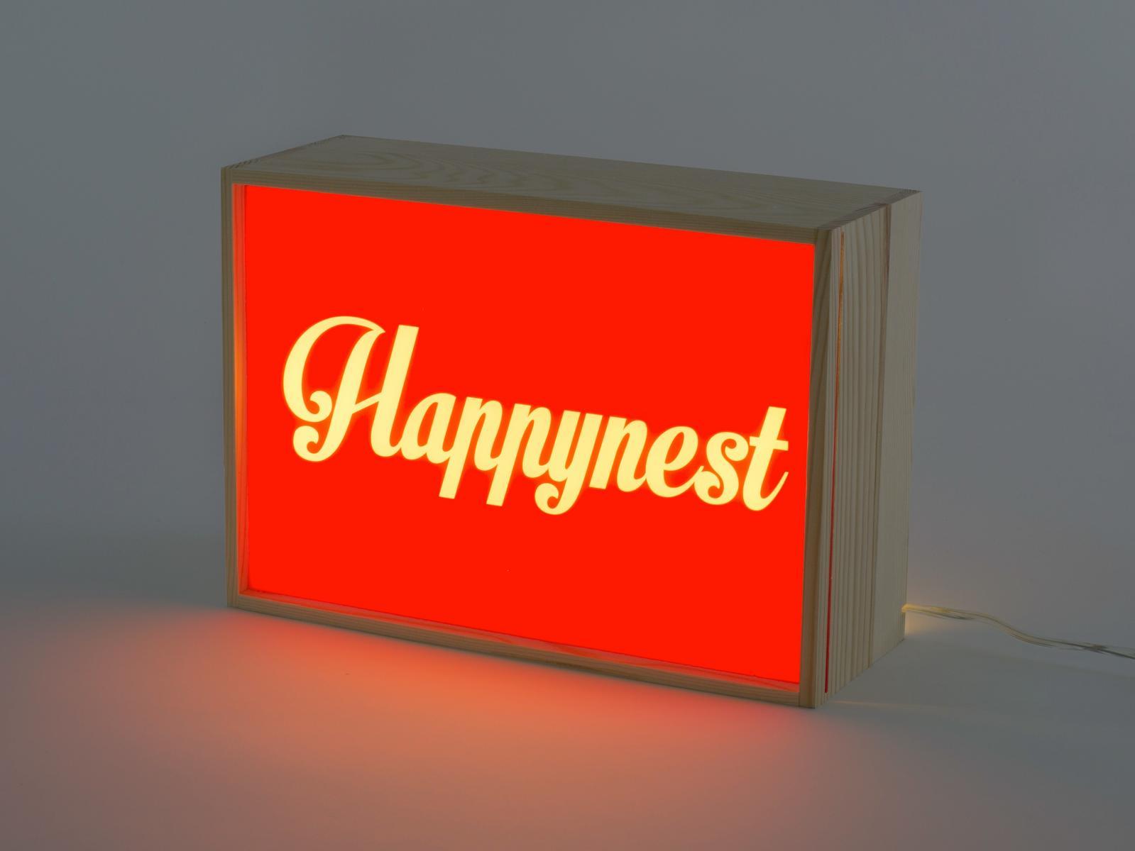 Wooden Light letter | Happynest by Seletti
