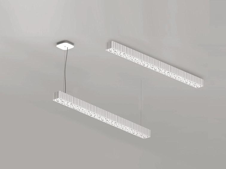 LED technopolymer ceiling lamp | Calipso Linear Stand Alone by Artemide