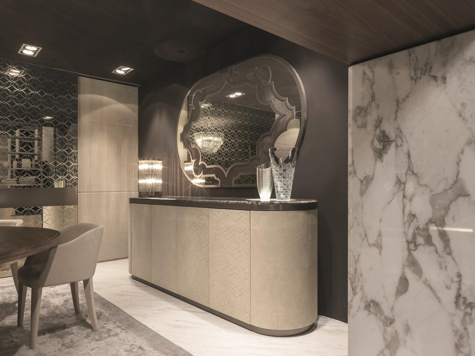 Metal sideboard with doors | Gordon by Longhi