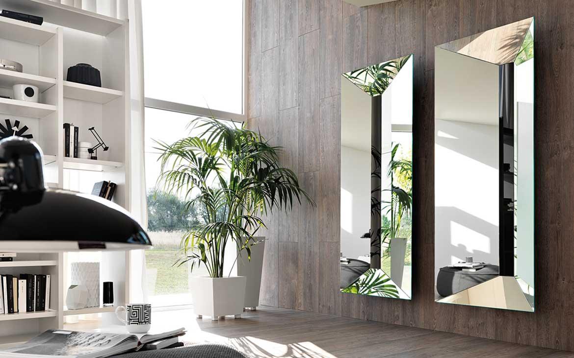 Square mirror | Reverso by Fiam